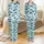 Family Bamboo Pajamas: Flying Whales & Dolphin Ethereal Print Two-Piece Set Satin Pajamas Set - 1