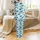 Family Bamboo Pajamas: Flying Whales & Dolphin Ethereal Print Two-Piece Set Satin Pajamas Set - 3