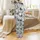 Bridesmaid Women's  Painterly Peony Floral Rayon Cotton Long Sleeve Long Pants Sleepwear Kid Satin Pajamas Set - 3