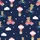 Little Dreamer's Teddy Bear Car & Balloon Journey Fabric Design Satin Pajamas Set - 4