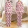 Greyhound Owner's Fuchsia & Cream Dog Pajamas: Stylized Lounging Silhouette Sleep Set Satin Pajamas Set - 1