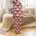 Family Christmas Sleepwear: Angus Cattle, Santa Hats, Snowdrifts & Festive Red Print Satin Pajamas Set - 3