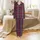 Matching Husband & Wife Flannel Pajamas: Crimson Plaid 'Love Us Together' Design Satin Pajamas Set - 2