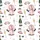 Bachelorette Celebration: Watercolor Pink Robe & Prosecco Pajamas Set Satin Pajamas Set - 4