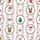 Unisex Family Holiday Loungewear: Vintage Striped Santa, Gingerbread & Reindeer Design Satin Pajamas Set - 4