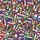 World Explorer Vibrant International Flag Mosaic Print Satin Pajamas Set - 4