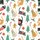 Family Christmas Pajamas: Whimsical Cats, Santa Hats & Candy Canes Festive Holiday Sleep Set Satin Pajamas Set - 4