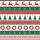 Family Christmas Loungewear: Fair Isle Reindeer Tree Wreath Red Green Pattern - Cozy Spandex Blend Sleep Set Satin Pajamas Set - 4