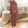 Custom Family Christmas Pajamas: Whimsical Tricolor Dog Faces, Merry Christmas Text & Snowflakes Sleepwear Satin Pajamas Set - 3