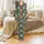 Festive Christmas Pajamas: Whimsical Puzzle Piece Santa & Snowman Autism Awareness Print Satin Pajamas Set - 2