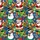 Festive Christmas Pajamas: Whimsical Puzzle Piece Santa & Snowman Autism Awareness Print Satin Pajamas Set - 4