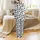 Greyhound Owners: Abstract Blotches Dog Pajama Pattern - Digital Download M/L Sizes Satin Pajamas Set - 3