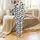 Greyhound Owners: Abstract Blotches Dog Pajama Pattern - Digital Download M/L Sizes Satin Pajamas Set - 2