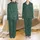 Family Matching Holiday Forest Green Candy Cane & Gingerbread Pattern Polyester Spandex Sleep Set Satin Pajamas Set - 1