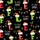 Christmas Family Pajamas: Funny 'Not An Elf I'm Just Short' Whimsical Elf & Snowflake Pattern Satin Pajamas Set - 4