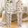 Christmas Chicken Lover's Button-Down Pajama Set: Hand-Drawn Festive Farm Print Satin Pajamas Set - 1