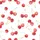 Women's Kawaii Satin Loungewear: Cherry Watercolor Fruit Short Sleep Set Satin Pajamas Set - 4