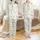 Toddler Bamboo Viscose Pajamas: Whimsical Sage Rabbit & Mushroom Forest Print - Long Sleeve Set Satin Pajamas Set - 1