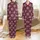 Personalized Family Christmas Pajamas: Holly Berry Snowflake Design - Burgundy Polyester Sleep Set Satin Pajamas Set - 1