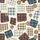 Newborn Baby Boy Handmade Checkered Patch Wood Button Footed Romper & Knot Hat Set Satin Pajamas Set - 4