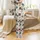 Newborn Baby Boy Handmade Checkered Patch Wood Button Footed Romper & Knot Hat Set Satin Pajamas Set - 3