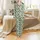 Personalized Family 2025 Christmas Pajama Top: Rustic Vintage Pine Tree 'FAMILY' Design Satin Pajamas Set - 2