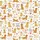 Golden Retriever Women's & Family Matching: Whimsical Dog Pattern Polyester-Spandex Sleepwear Satin Pajamas Set - 4