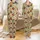 Family Fall Sleep Set: Whimsical Turkey, Pie, Apple & Acorn Autumn Print Satin Pajamas Set - 1