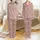 Greyhound Whippet Dog Pajama: Dusty Rose Botanical Print - Cozy Cotton Jumpsuit Satin Pajamas Set - 1