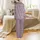 Greyhound Sighthound DIY 4-Leg Onesie: Hot Pink Grey Curvilinear Organic S/M/L Satin Pajamas Set - 3