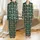 Dogs & Cats Satin Pajamas: Emerald French Bulldog Candy Cane Bow Tie Design - Holiday Pet Sleepwear Satin Pajamas Set - 1