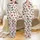 Family Dachshund Christmas Pajamas: Whimsical Dog Pattern with Santa Hats & Scarves Satin Pajamas Set - 1
