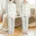 Women's Coquette Bridesmaid Margarita Pink Ribbon Watercolor Pajama Set Satin Pajamas Set - 1
