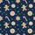 Family Holiday Comfort Set: Whimsical Gingerbread Candy Cane Navy Seamless Pattern - Soft Long Sleeve Loungewear Satin Pajamas Set - 4