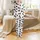 Dachshund Lover's Playful Black & Tan Wiener Dog Cartoon Pattern Cozy Pajamas Set Satin Pajamas Set - 2