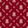 Personalized Family & Couples: Ornate Monogram & Winter Berry Crimson Christmas Loungewear Set Satin Pajamas Set - 4
