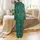 Family Personalized Satin Christmas Pajamas - Burgundy Green Evergreen Holly Berry Custom Name Satin Pajamas Set - 3