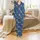 Women's Satin Hanukkah Pajamas: Menorah, Dreidel & Star Of David Pattern Sleep Set Satin Pajamas Set - 2