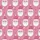 Family Matching Pink Christmas Pajamas: Whimsical Santa Faces & Snowflakes Print - Cozy Loungewear Set Satin Pajamas Set - 4