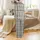 Unisex Vintage European Off-White Charcoal Taupe Vertical Stripe Plaid Flannel Cotton Loungewear Set Satin Pajamas Set - 3