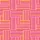 Women's Handmade Indian Cotton Nightwear Set: Vibrant Hot Pink Orange Geometric Stripe Satin Pajamas Set - 4