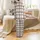 Scandi Boxer Pajama Pattern: Muted Deconstructed Plaid PDF Sleepwear XS-XL Satin Pajamas Set - 3