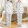 Custom Embroidery: Personalized Monogram & Text Stitching for Pajamas & Sleepshirts Satin Pajamas Set - 1