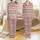 DIY Large Dog Jumpsuit: Hot Pink Olive Green Striped Dog & Paw Print - 3XL Digital Sewing Pattern Satin Pajamas Set - 1