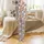 Girls' Sleepover Pajamas: Whimsical Watercolor Pancakes, Slippers & Bows Design Satin Pajamas Set - 2
