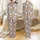 Girls' Sleepover Pajamas: Whimsical Watercolor Pancakes, Slippers & Bows Design Satin Pajamas Set - 1