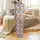 Girls' Sleepover Pajamas: Whimsical Watercolor Pancakes, Slippers & Bows Design Satin Pajamas Set - 3