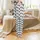 Music Lover's Whimsical Black Cat Saxophone Orchestra All-Over Print Pajamas Set Satin Pajamas Set - 2
