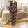 Family Celebration: 2025 Christmas Matching Distressed Santa Hat Plaid Craft Kit Satin Pajamas Set - 2