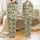 Family Matching Raglan Sleep Set: Vintage Surfing Pug Ocean Wave Print Satin Pajamas Set - 1
